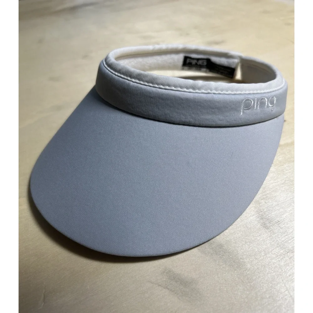 Ping Golf Women's Clip On Visor Ice Blue Gray & White SensorCool Performance
